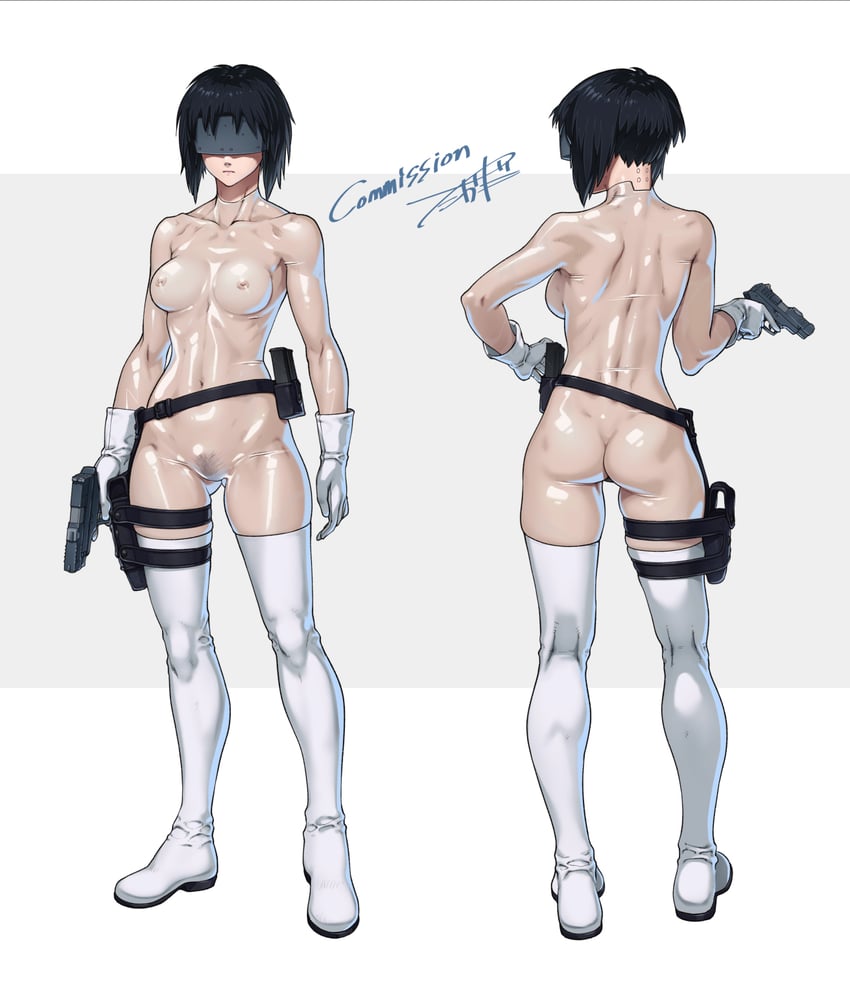 kusanagi motoko (ghost in the shell) drawn by takada_kazuhiro