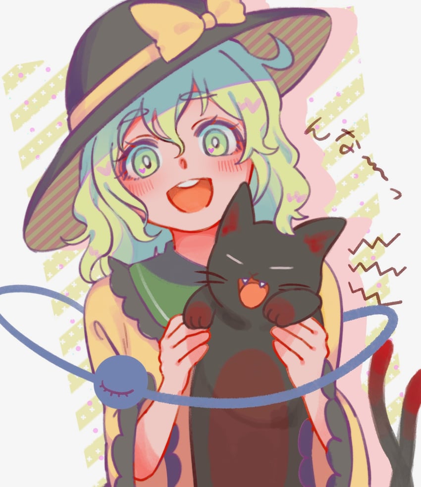 komeiji koishi and kaenbyou rin (touhou) drawn by satsuki_mei_(17maymay14)
