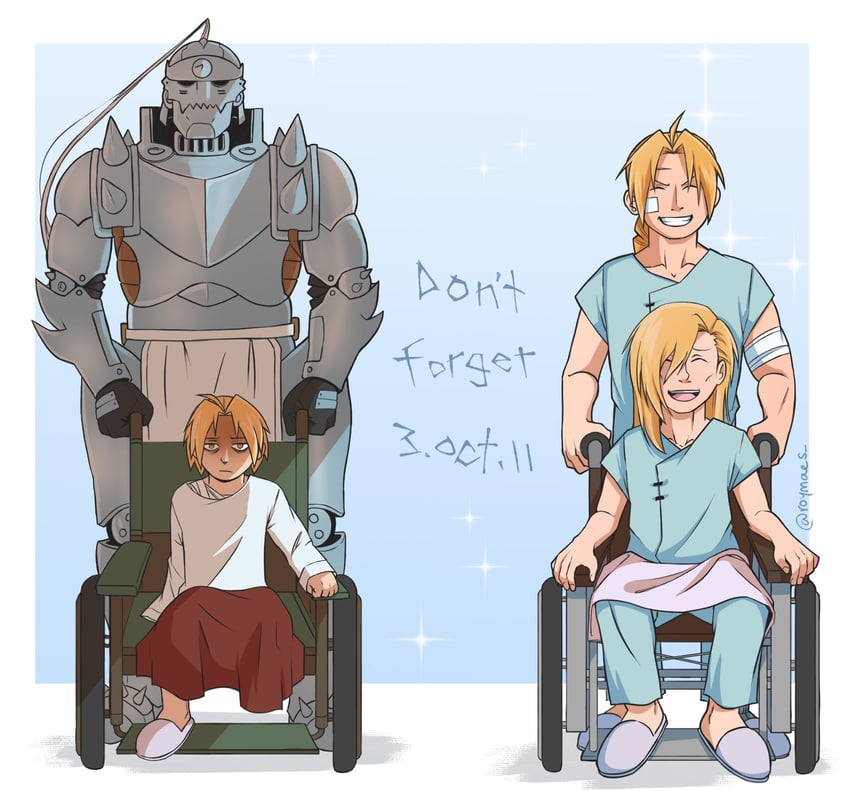 edward elric and alphonse elric (fullmetal alchemist) drawn by roymaes
