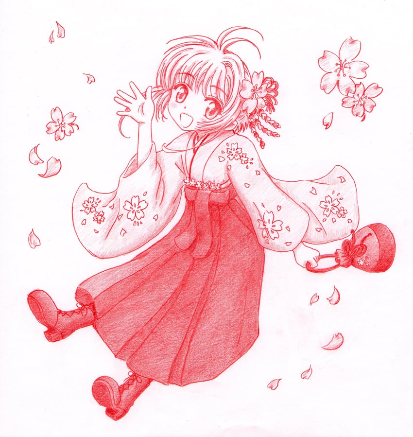 kinomoto sakura (cardcaptor sakura) drawn by jagaimocorn