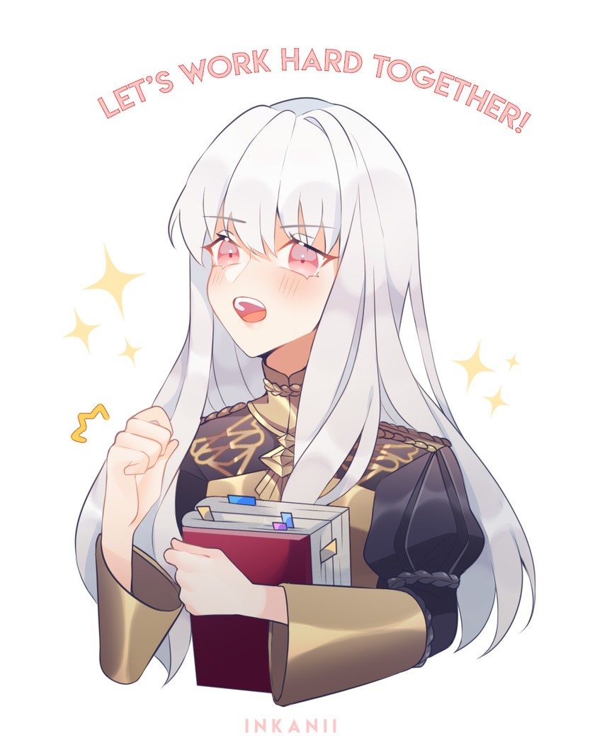lysithea von ordelia (fire emblem and 1 more) drawn by inkanii