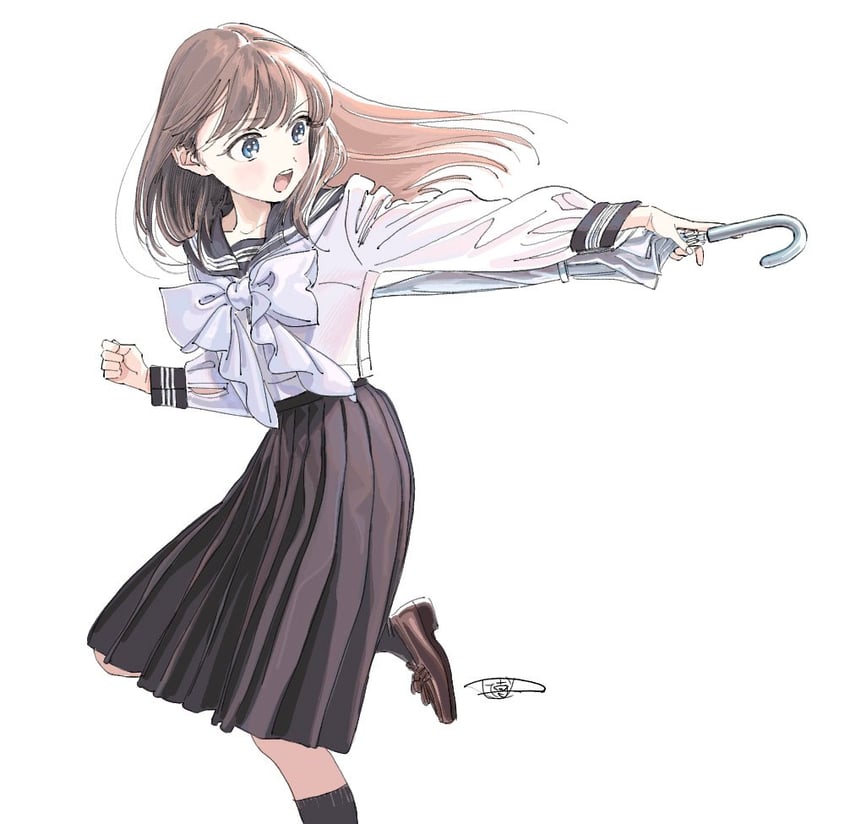 akebi komichi (akebi-chan no serafuku) drawn by hiro_(dismaless)