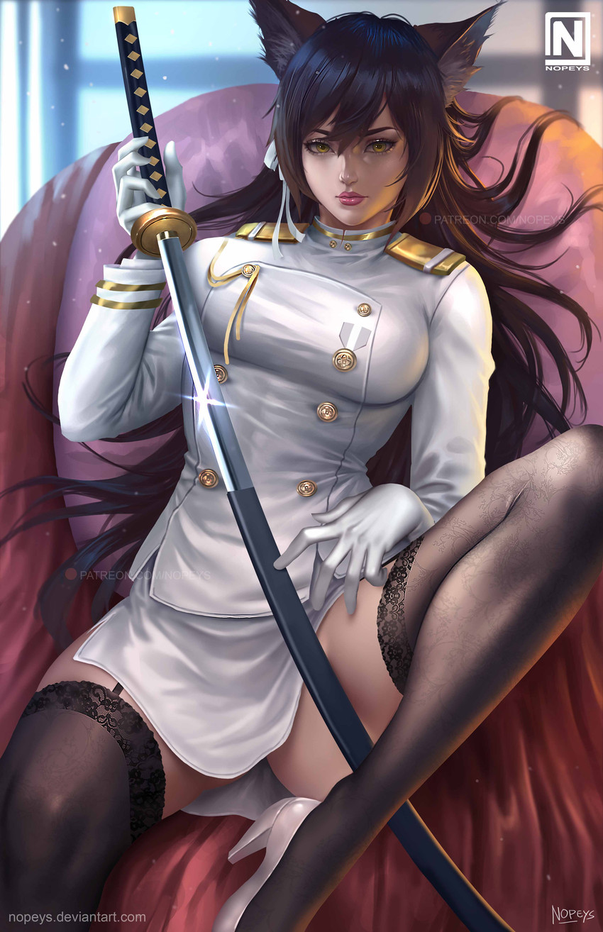 atago (azur lane) drawn by nopeys