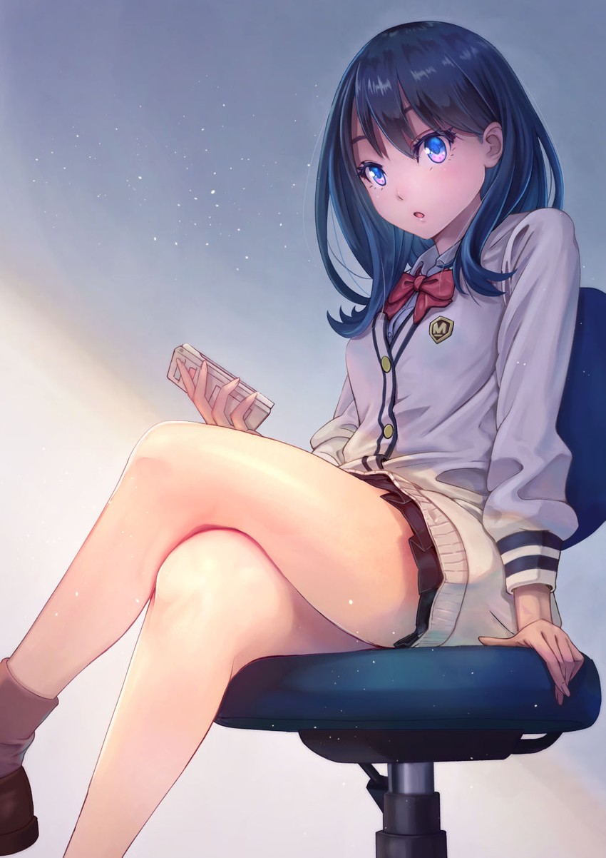takarada rikka (gridman universe and 1 more) drawn by sakumichi