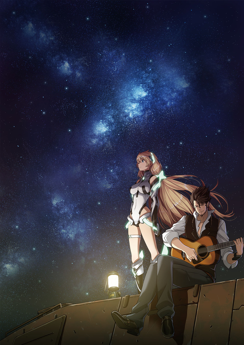 angela balzac and zarik kajiwara (rakuen tsuihou) drawn by saitou_masatsugu