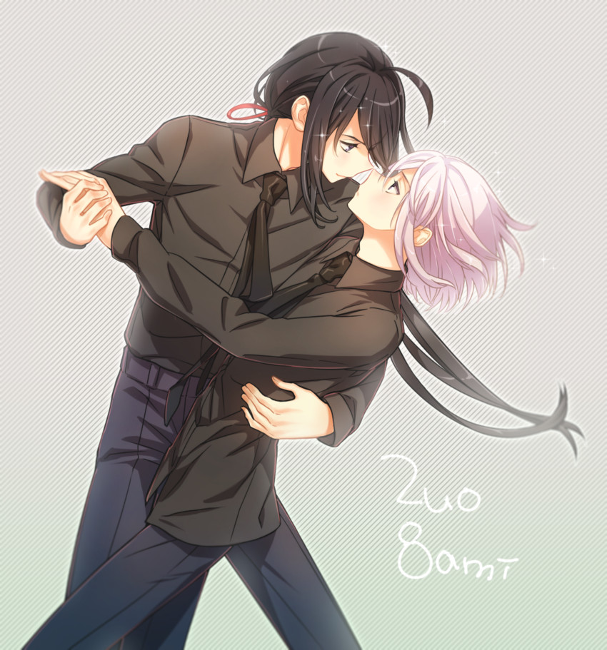 namazuo toushirou and honebami toushirou (touken ranbu) drawn by deretta