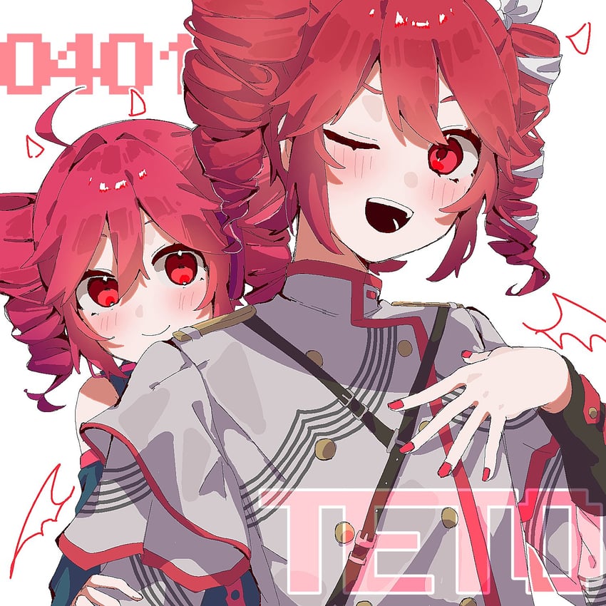 kasane teto (utau and 1 more) drawn by 9393tomato