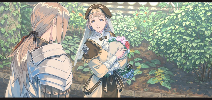 mercedes von martritz and jeritza von hrym (fire emblem and 1 more) drawn by harusame_(rueken)