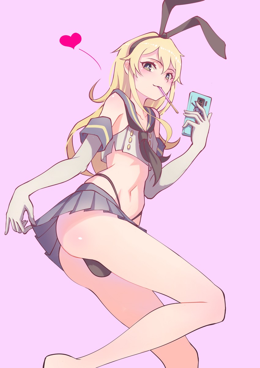 shimakaze and shimakaze-kun (kantai collection) drawn by hej_510