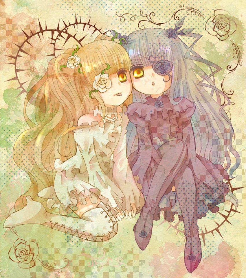 kirakishou and barasuishou (rozen maiden and 1 more) drawn by neen