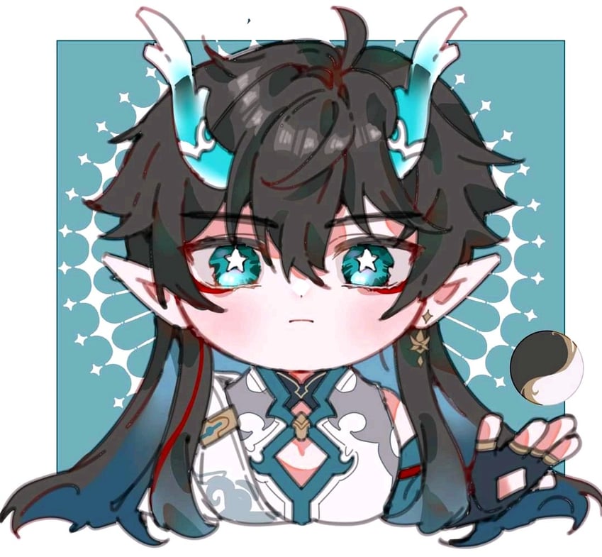 dan heng (honkai and 1 more) drawn by hatosan