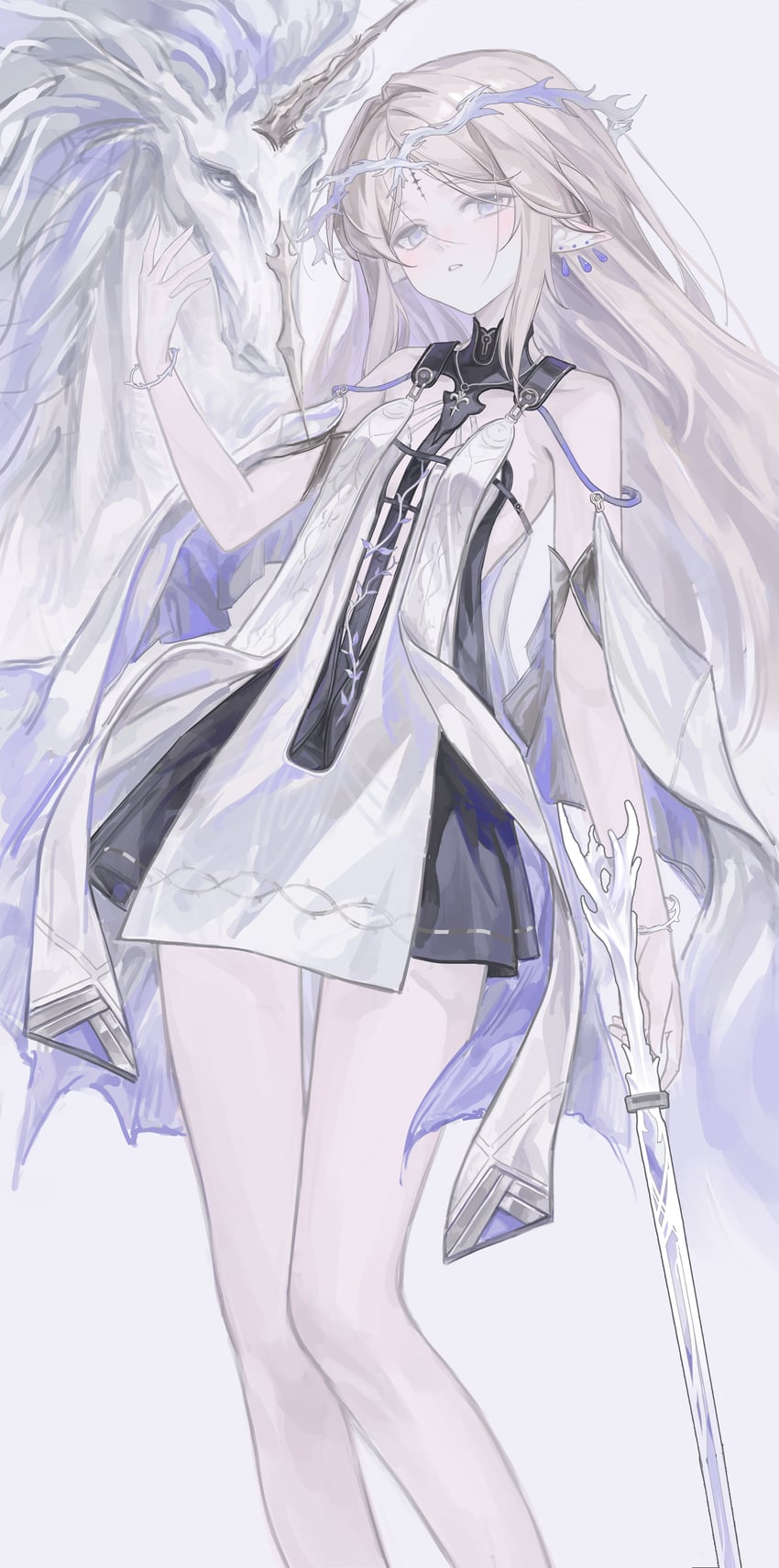 cartethyia and imperator (wuthering waves) drawn by yaoyao_(yoyo27456335489)