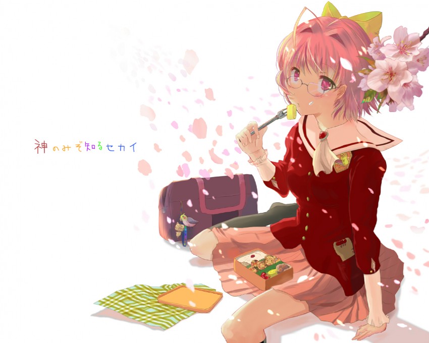 nakagawa kanon (kami nomi zo shiru sekai) drawn by hazakura_matsuri