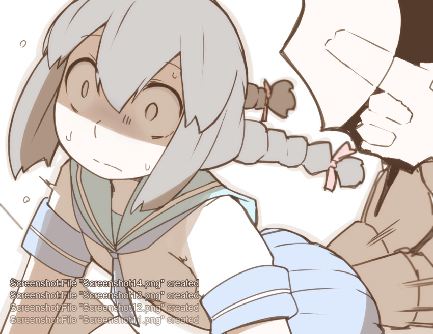 isonami (kantai collection and 2 more) drawn by nns_(sobchan)