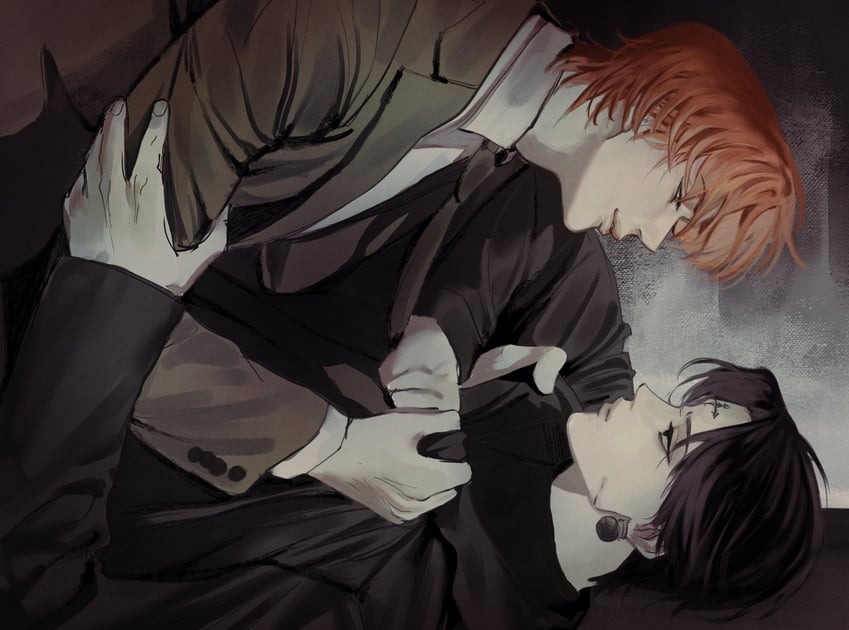 hisoka morow and chrollo lucilfer (hunter x hunter) drawn by m833068161