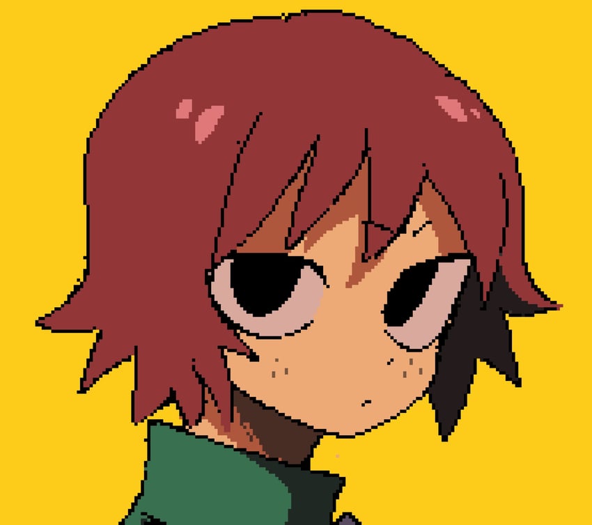 kim pine (scott pilgrim and 1 more) drawn by brandon_(badger_g)