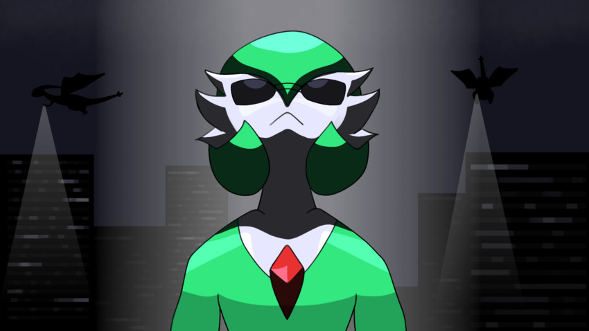 gardevoir and flygon (pokemon and 1 more) drawn by ice_9_cube