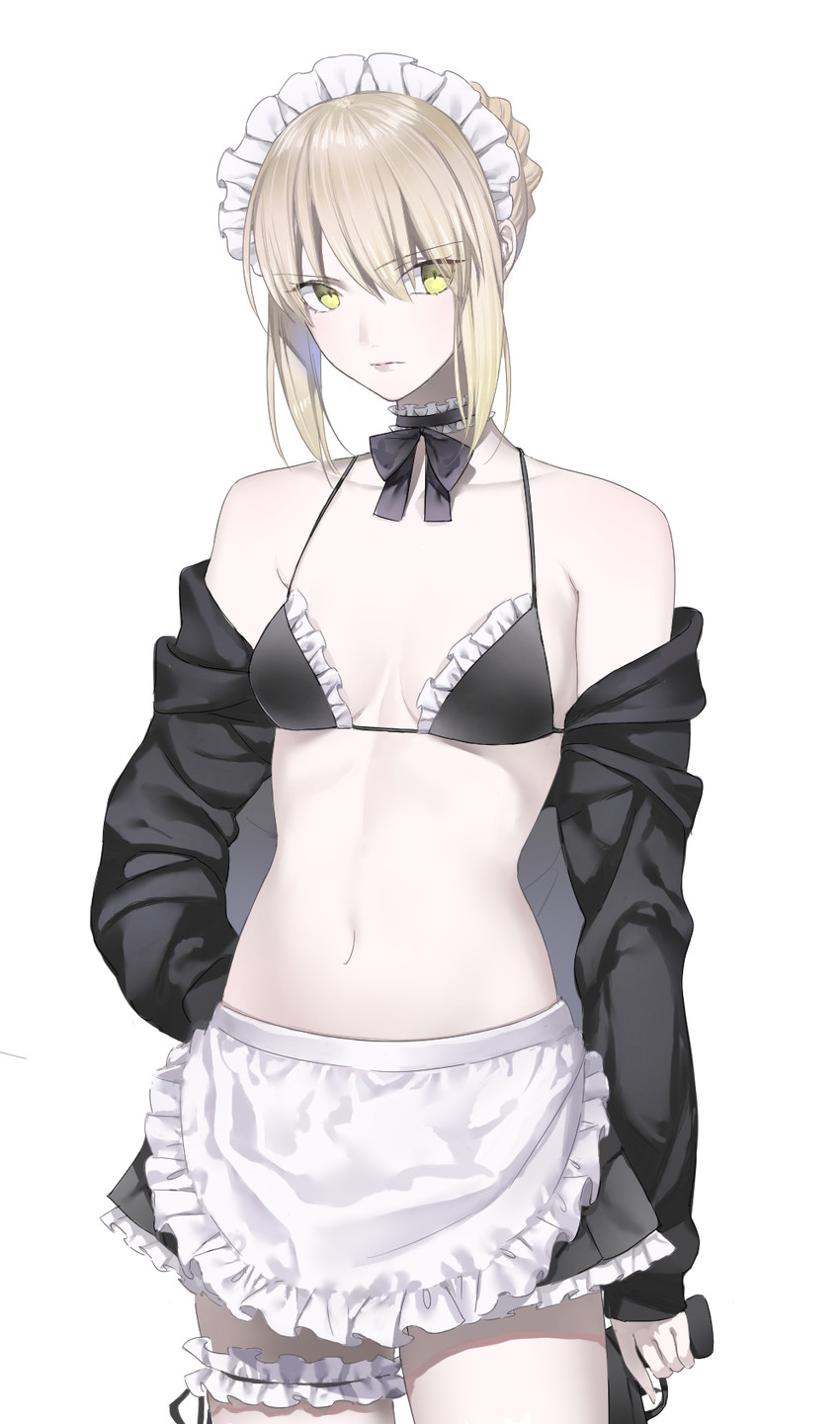 artoria pendragon and saber alter (fate and 1 more) drawn by nipi27