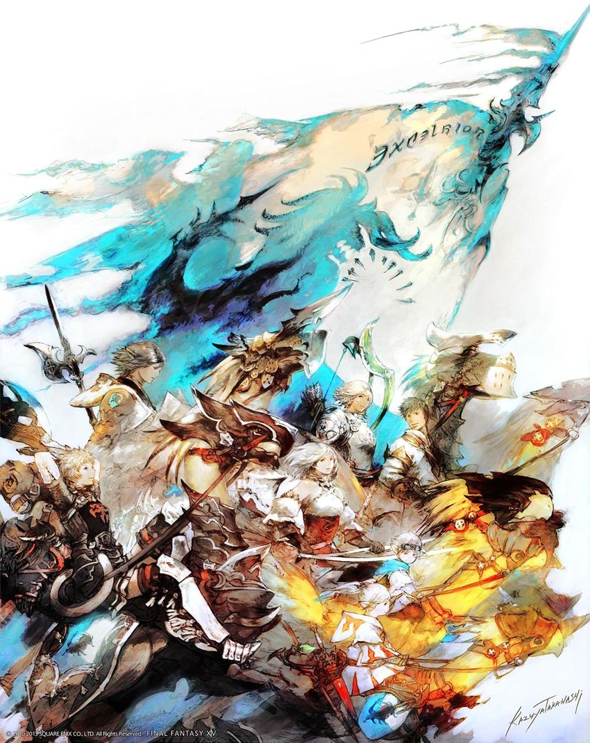 white mage (final fantasy and 1 more) drawn by takahashi_kazuya
