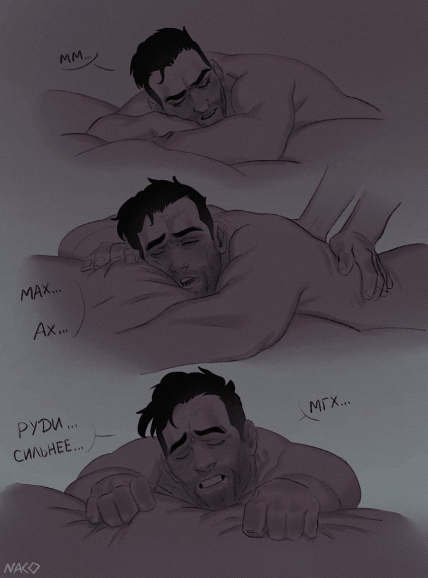victor 1-1 and rudy (call of duty and 1 more) drawn by kurooxyuroo