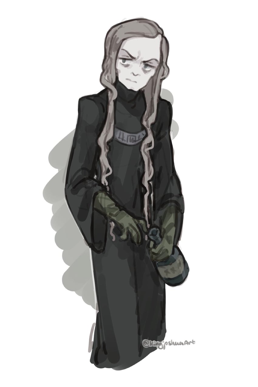 enki (fear & hunger and 1 more) drawn by kingjoshua