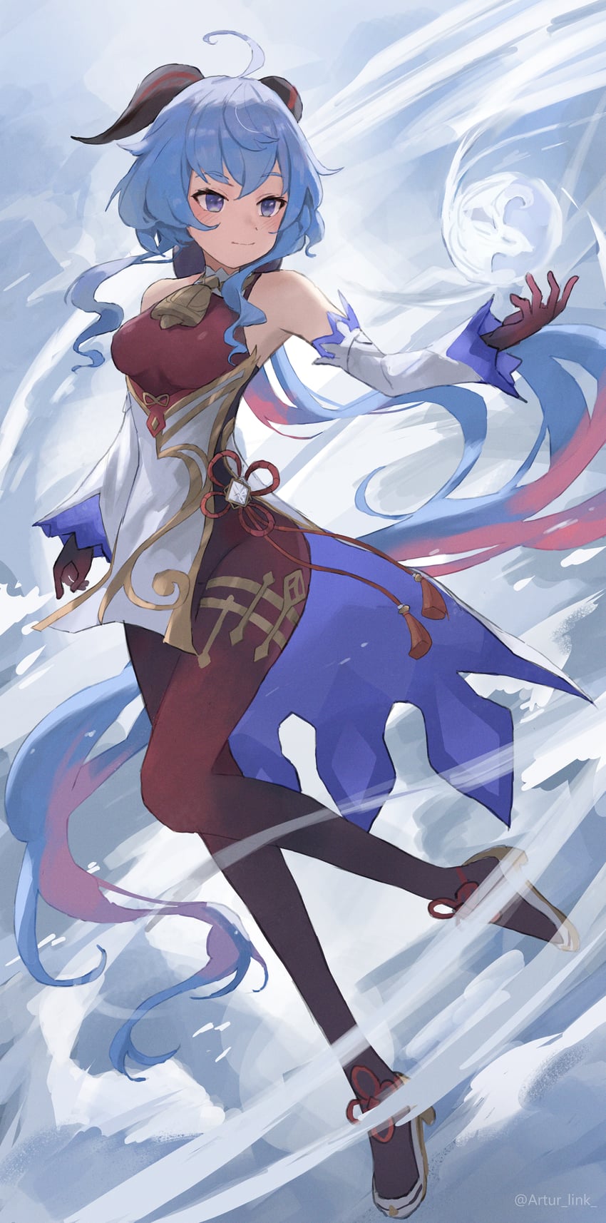 ganyu (genshin impact) drawn by artur_link