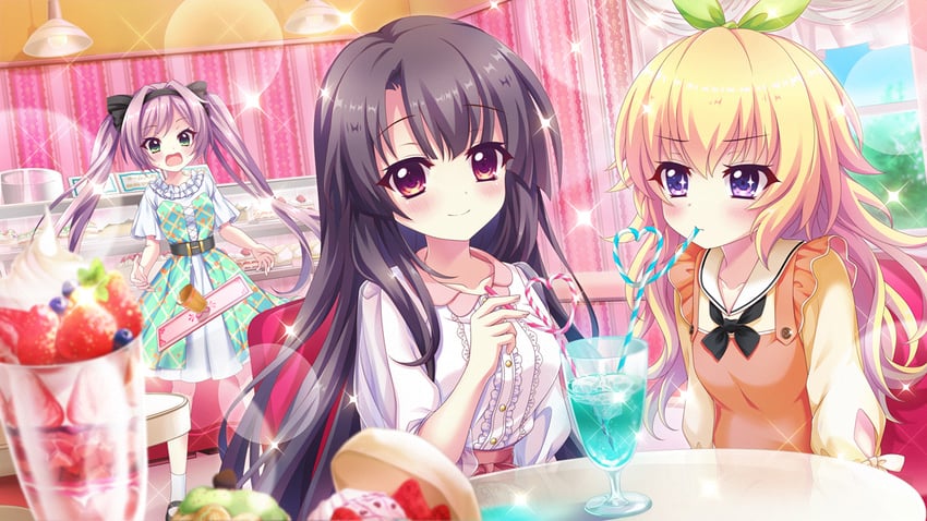 misaki sango, hasegawa mii, and ichikishima mizuha (re:stage!) drawn by izumi_tsubasu