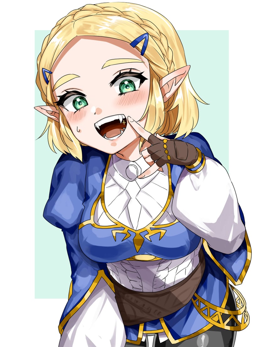 princess zelda (the legend of zelda and 1 more) drawn by wasabi_(legemd)