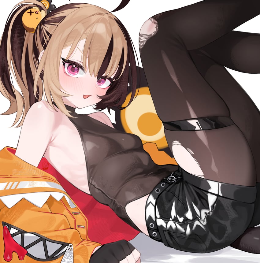 gigi murin and grem (hololive and 1 more) drawn by hoshi_usagi