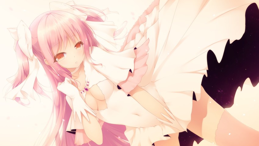 kaname madoka and ultimate madoka (mahou shoujo madoka magica) drawn by shokuyou_mogura