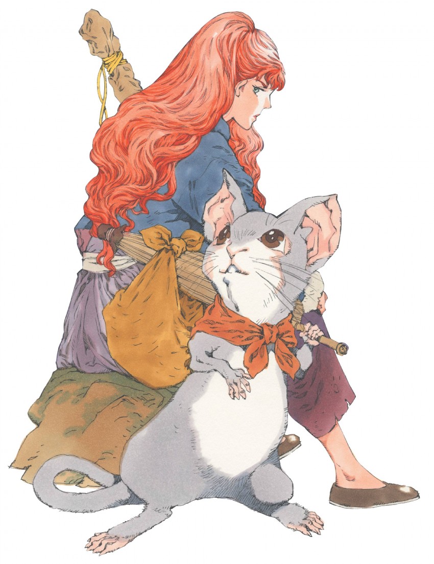 nakajima youko and rakushun (juuni kokuki) drawn by yamada_akihiro