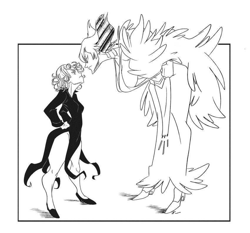 tatsumaki and kiryuuin ragyou (dragon ball and 3 more) drawn by slb