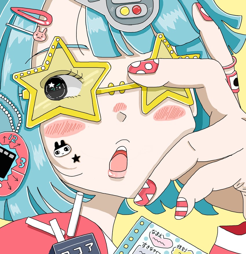mametchi (original and 1 more) drawn by chinami_(achachacha-24)