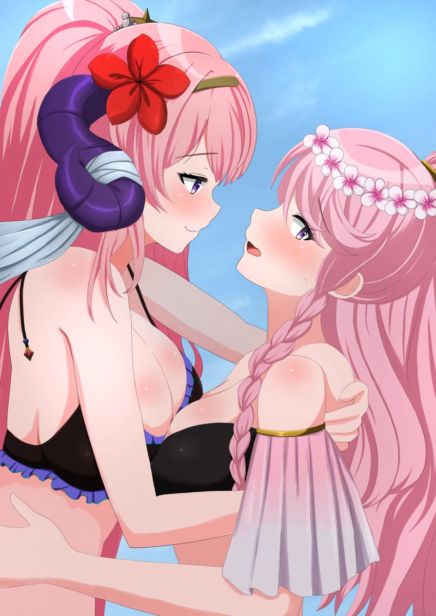 olivia and nerthuz (fire emblem and 2 more) drawn by patty_ojisan
