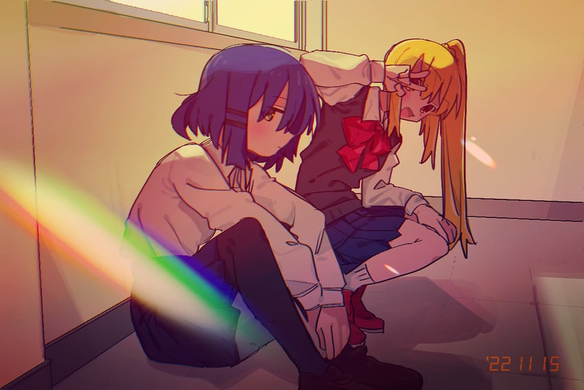 ijichi nijika and yamada ryo (bocchi the rock!) drawn by eezee56