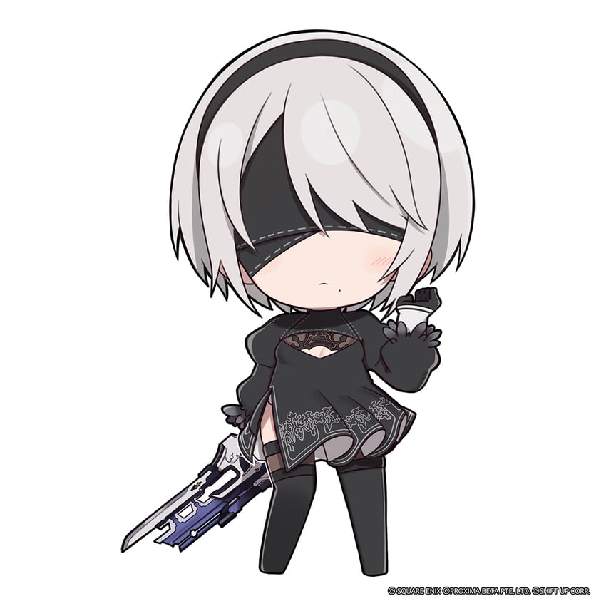 2b (goddess of victory: nikke and 2 more) drawn by totatokeke