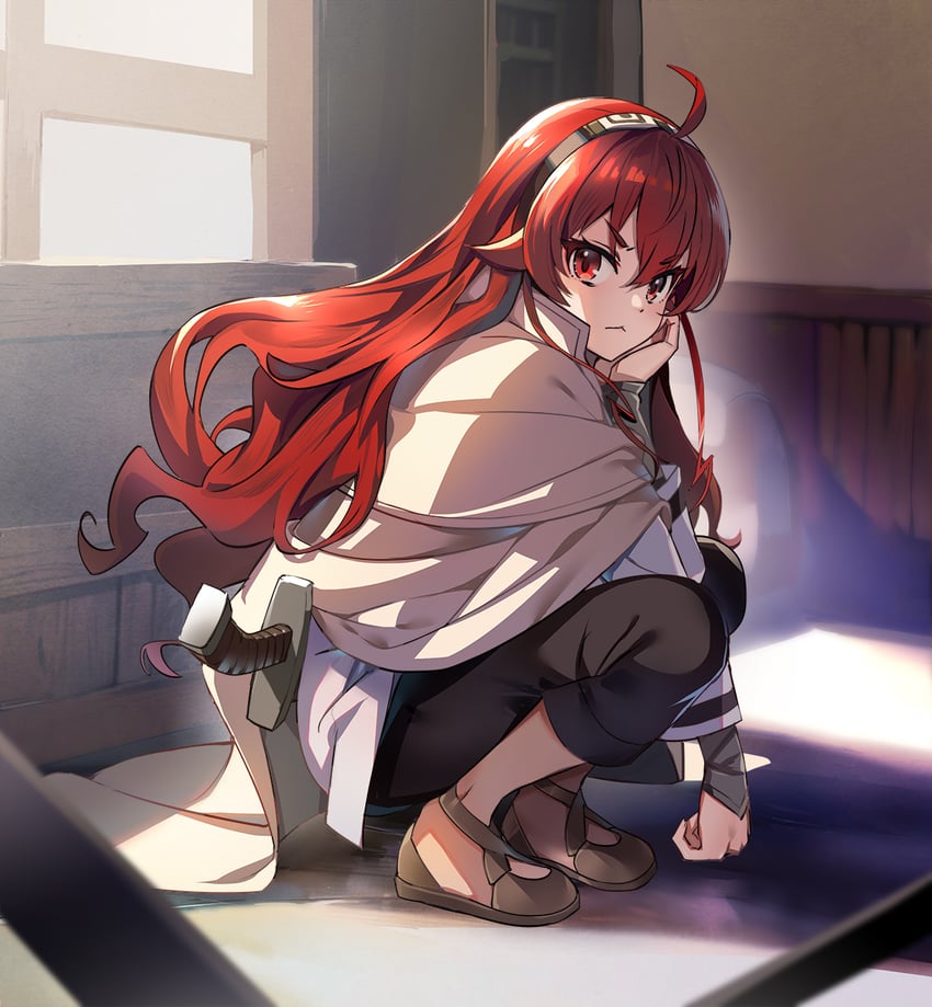 eris greyrat (mushoku tensei) drawn by nyoro_(nyoronyoro000)