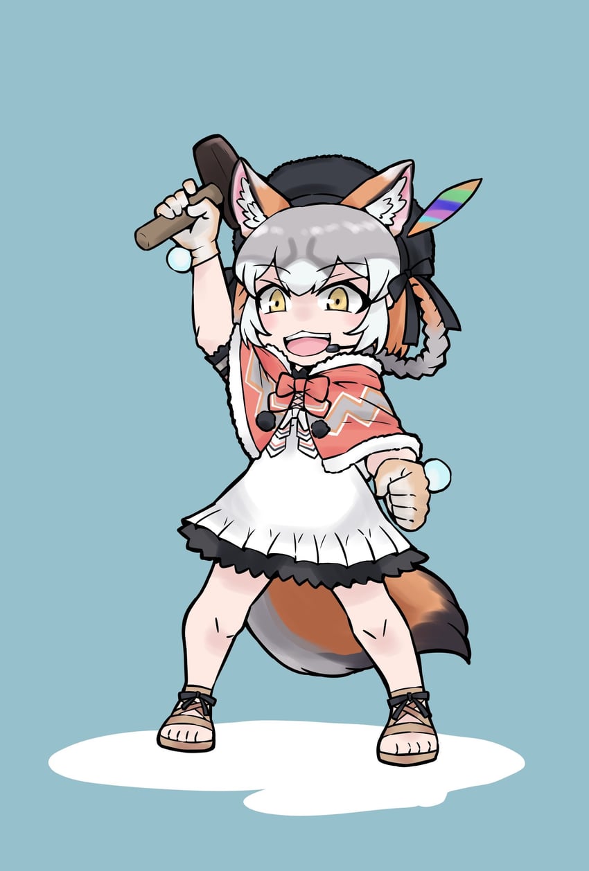 island fox (kemono friends and 1 more) drawn by gravi_pig4891