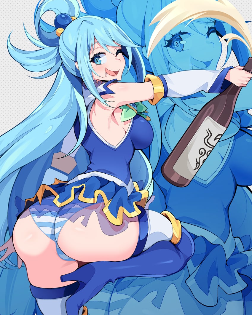 aqua (kono subarashii sekai ni shukufuku wo!) drawn by pale_riderz
