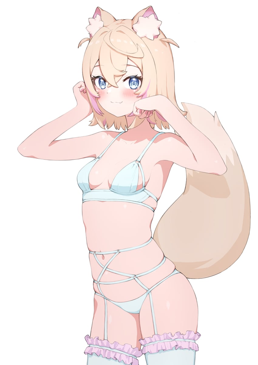mococo abyssgard (hololive and 1 more) drawn by nezunayu