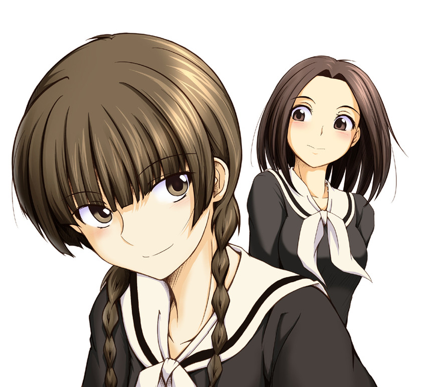 shimazu yoshino and arima nana (maria-sama ga miteru) drawn by sasaki_akira_(ugc)