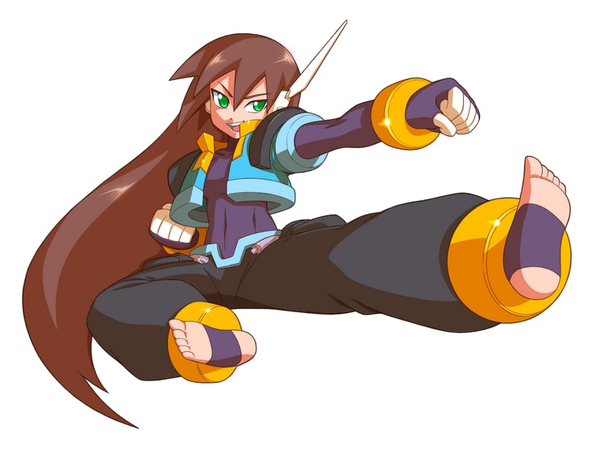 aile (mega man and 1 more) drawn by tomycase