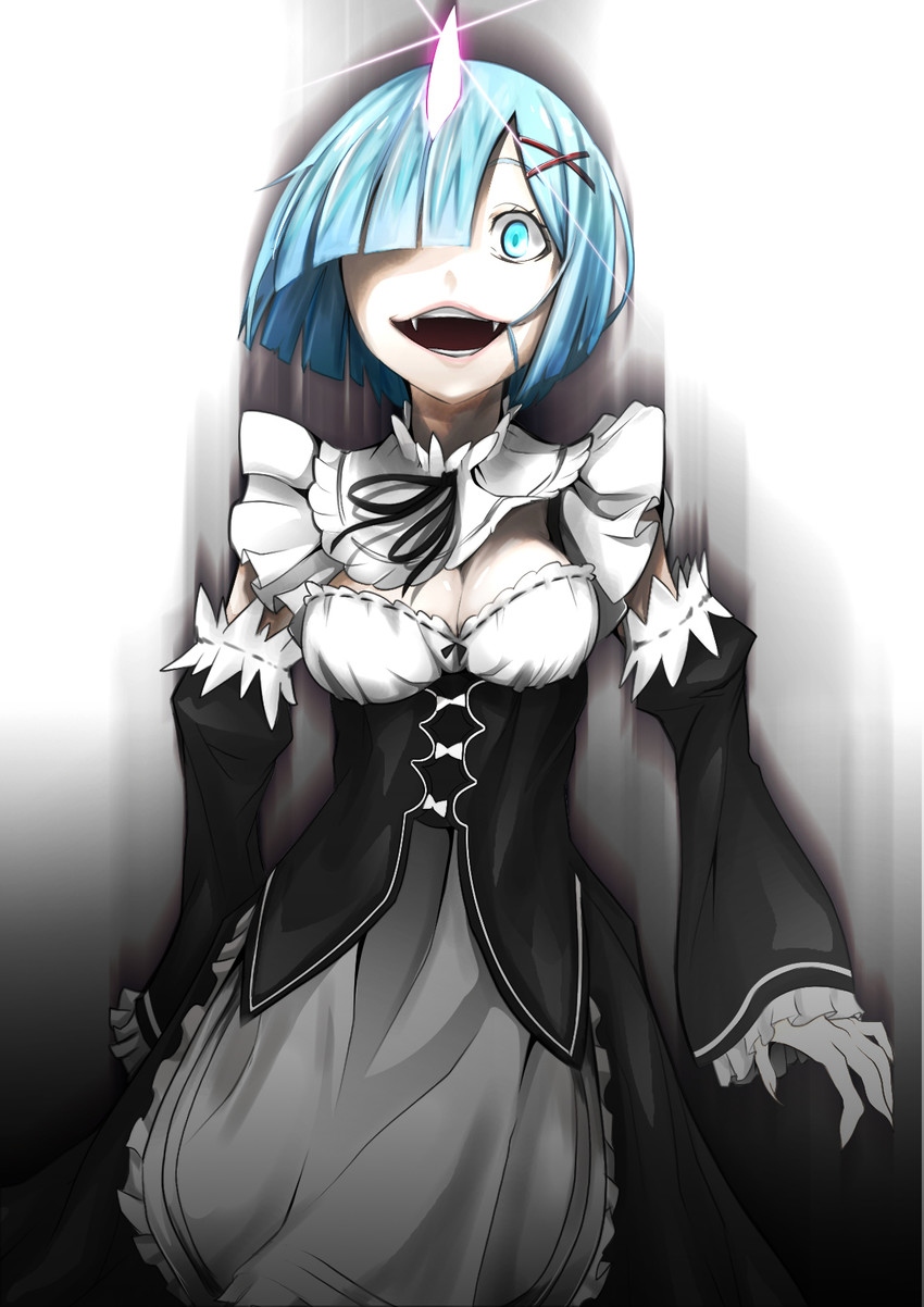rem (re:zero kara hajimeru isekai seikatsu) drawn by kanda_mijinko