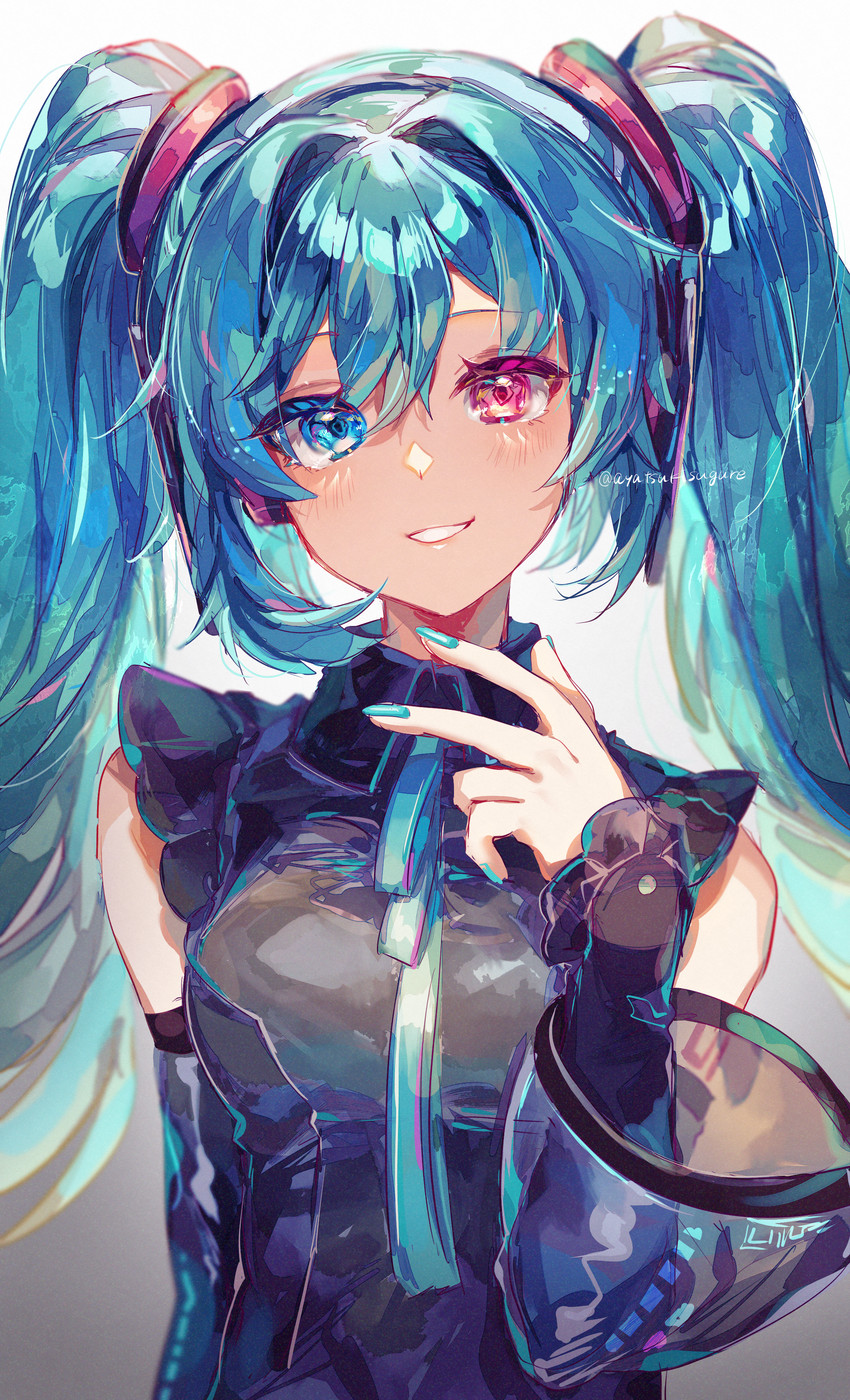 hatsune miku (vocaloid and 1 more) drawn by ayatsuki_sugure