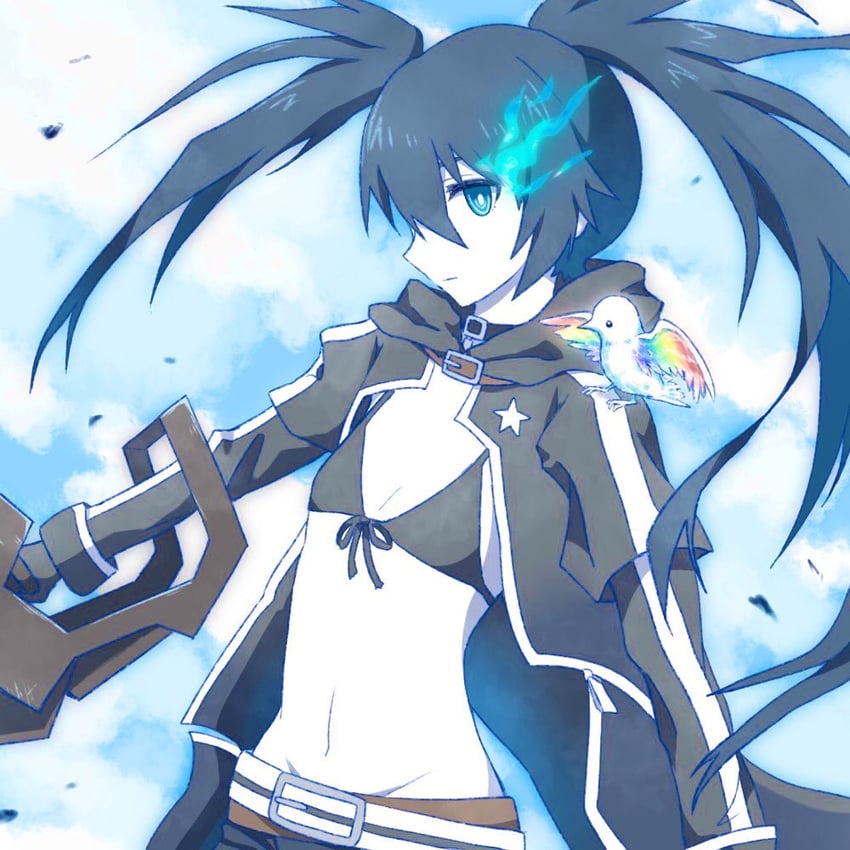 black rock shooter (black rock shooter) drawn by natue_sandayo