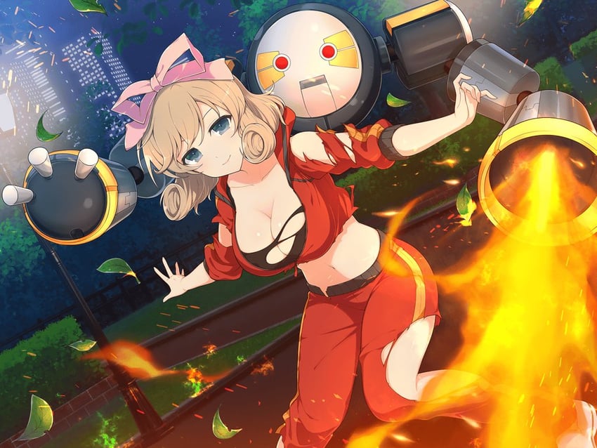 haruka (senran kagura and 1 more) drawn by yaegashi_nan