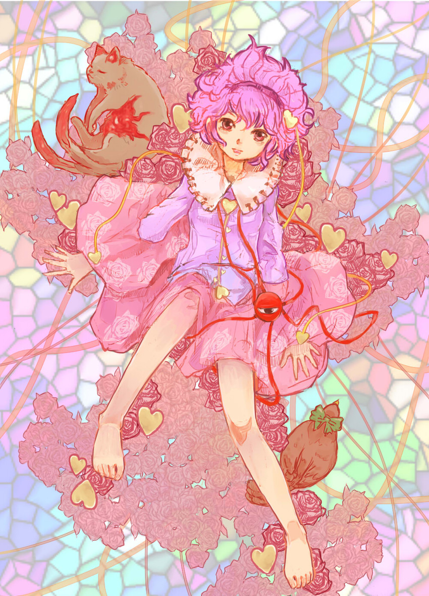 komeiji satori, kaenbyou rin, and reiuji utsuho (touhou) drawn by ma_nyan_(nyao_mao_nyao)