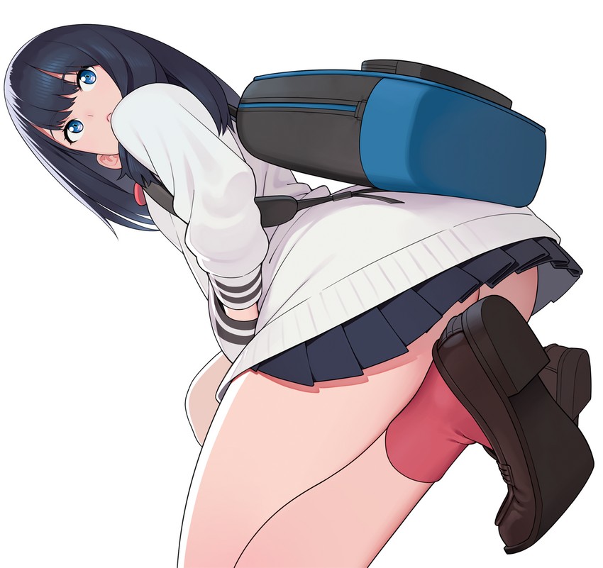takarada rikka (gridman universe and 1 more) drawn by go_robots