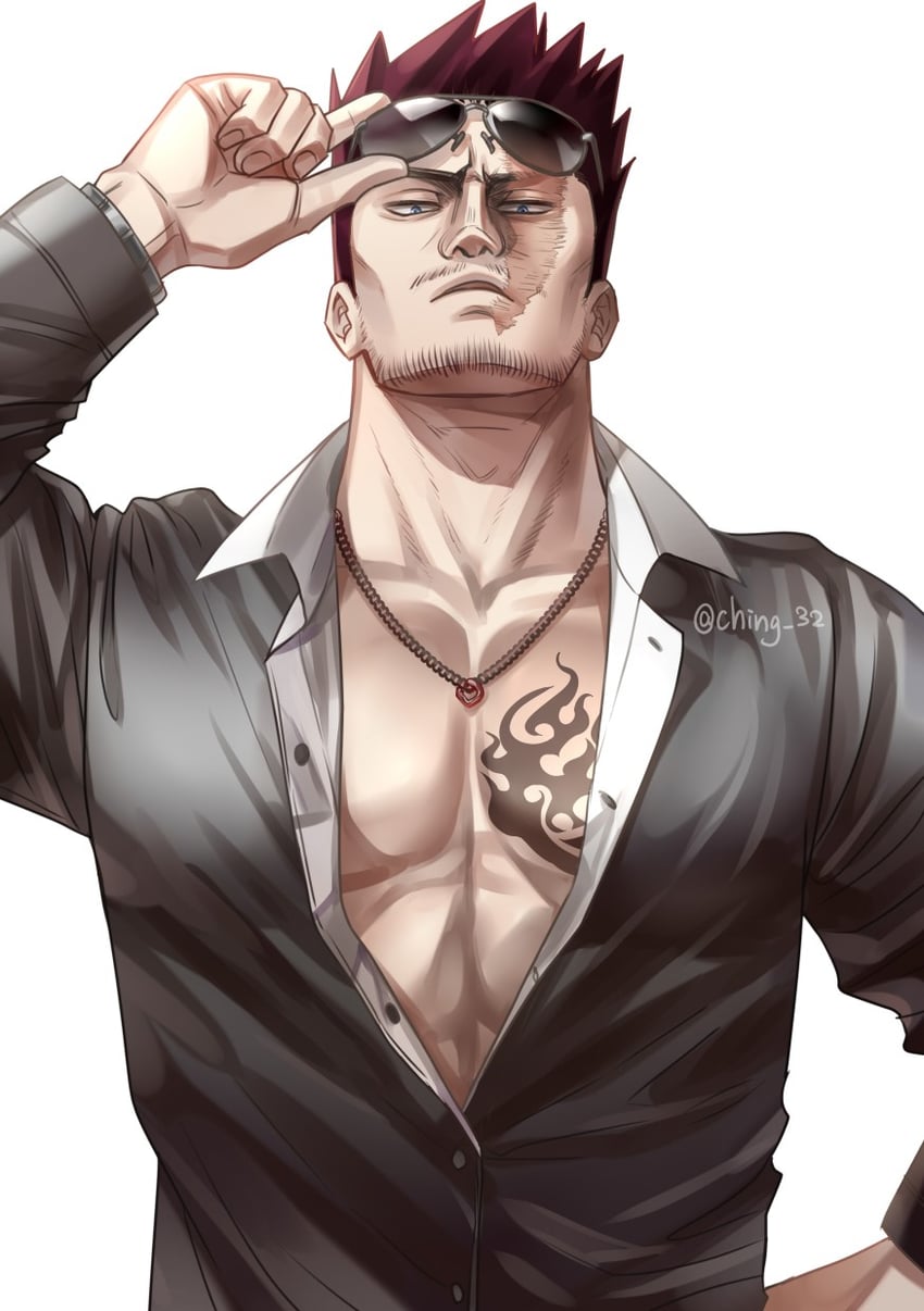 endeavor (boku no hero academia) drawn by alice11145032 and ching_32
