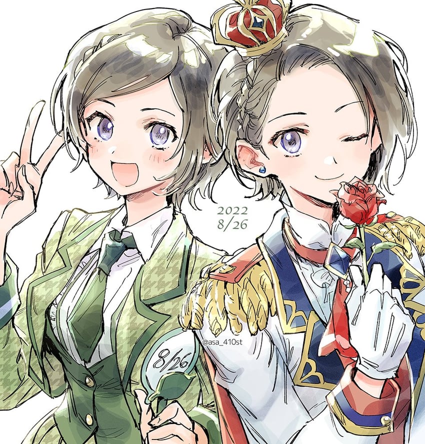 minase suzu (shoujo kageki revue starlight and 1 more) drawn by asa_(asa_410st)